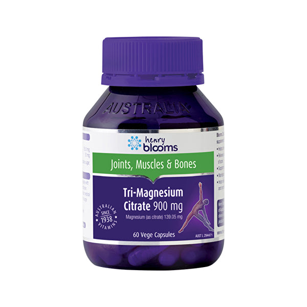 Henry Blooms Tri Magnesium Citrate 900mg 60c