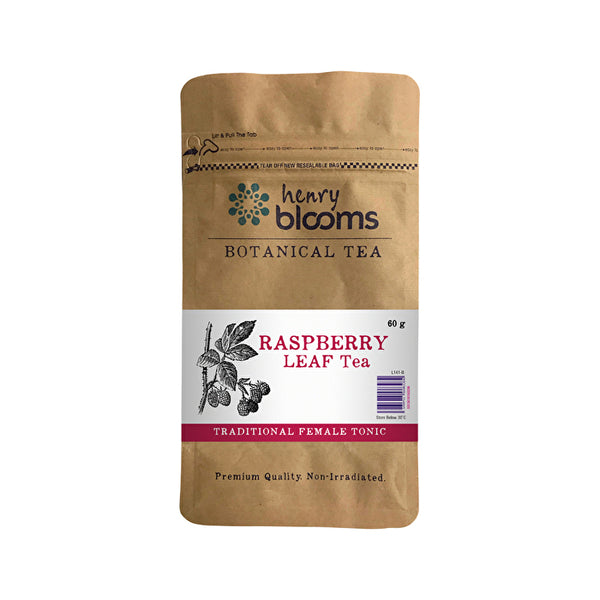 Henry Blooms Raspberry Leaf Tea 60g