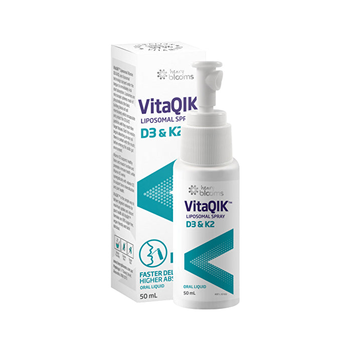 Henry Blooms VitaQIK Liposomal Spray D3 & K2 50ml