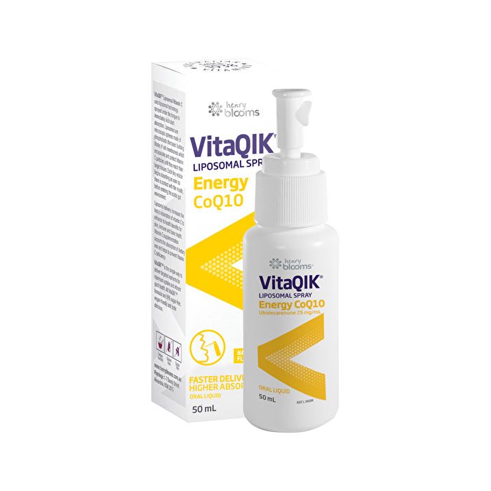 Henry Blooms VitaQIK Liposomal Spray Energy CoQ10 50ml