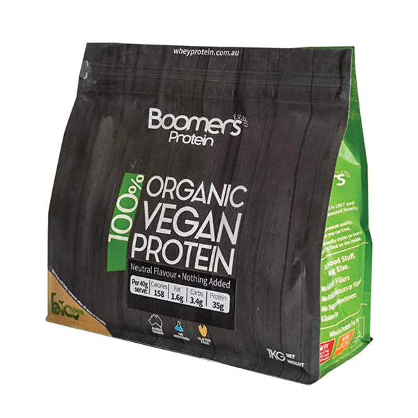 Boomers Protein Boomers 100 perc Organic Vegan Protein 1kg