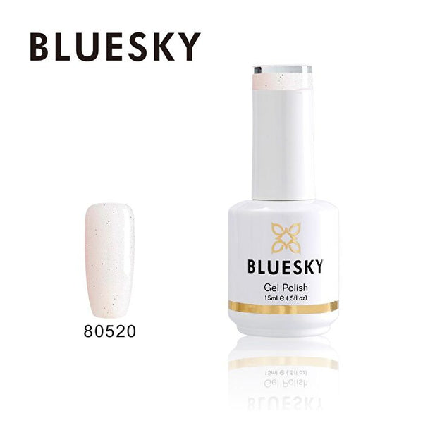 Bluesky 80520 Glitter White Gel Nail Polish 15ml