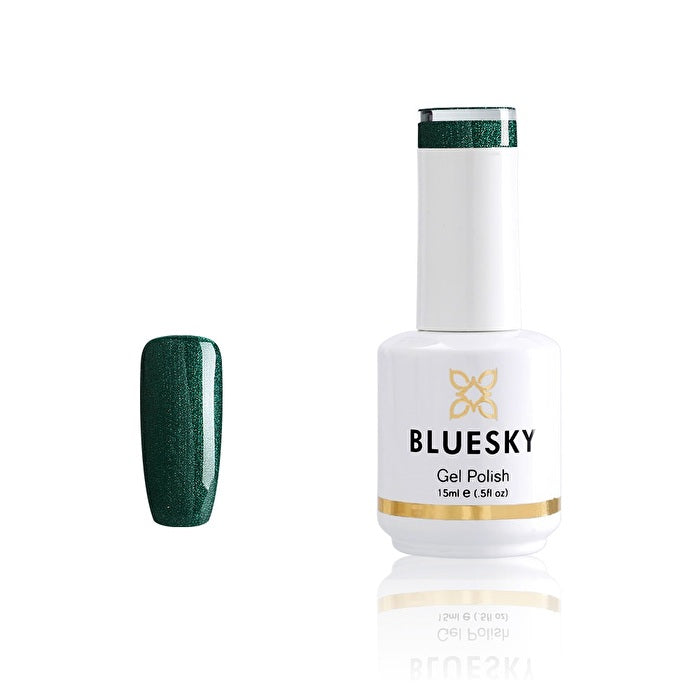 Bluesky Gel Polish Dark Green Sparkle 15ml