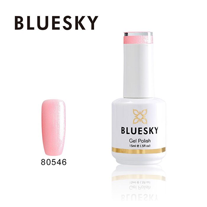 Bluesky 80546 Grapefruit Sparkle Gel Nail Polish 15ml