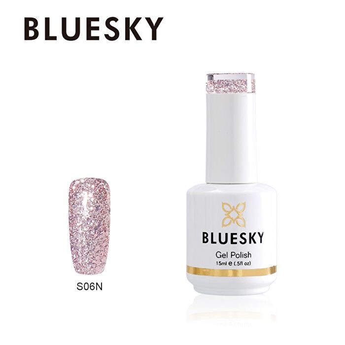 Bluesky S06n Pink Gold Gel Nail Polish 15ml