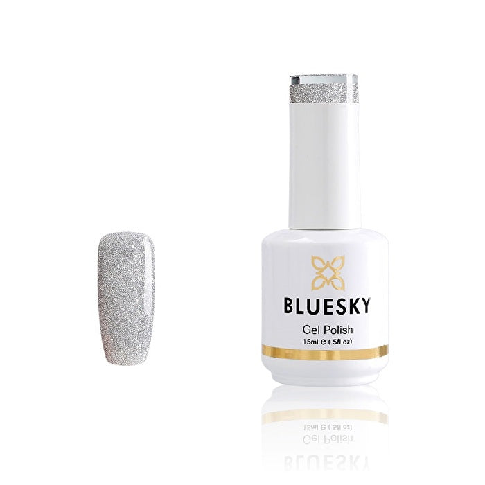 Bluesky 80573 Silver Glitter Explosion Gel Nail Polish 15ml