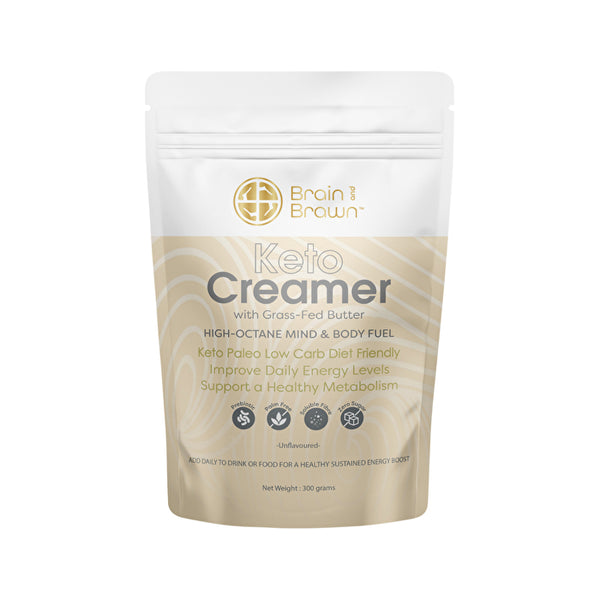 Brain And Brawn Brain and Brawn Keto Creamer (with Grass-Fed Butter) Unflavoured 300g