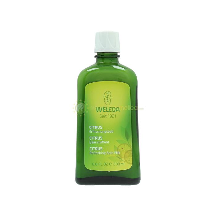 Weleda Citrus Refreshing Bath Milk Revitalising And Stimulating 200ml