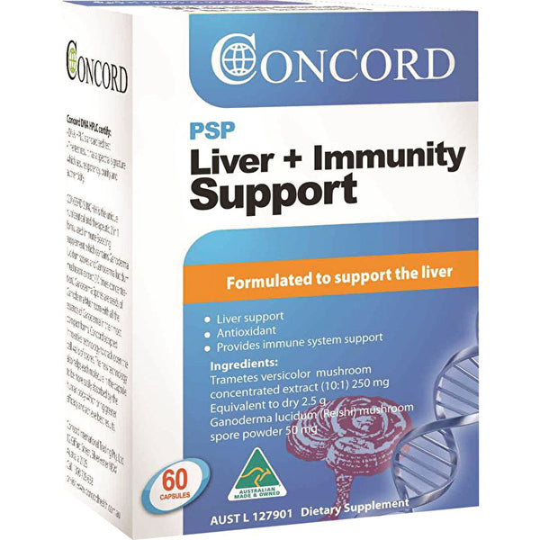 CONCORD RETAIL Concord PSP Liver Plus Immunity Support 60c