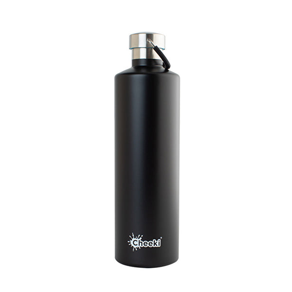 Cheeki Insulated Bottle Classic Matte Black (Large) 1000ml