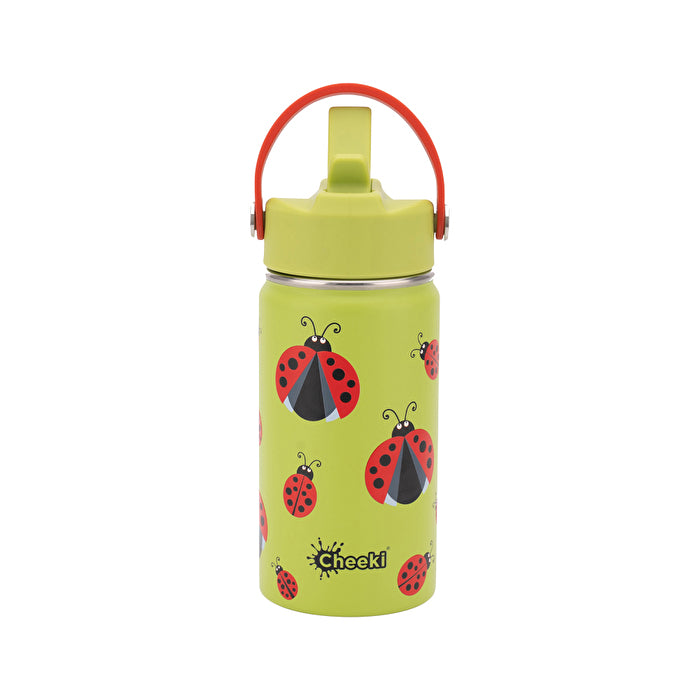 Cheeki Insulated Bottle Kids Ladybug 400ml