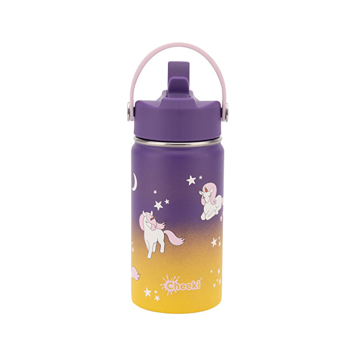 Cheeki Insulated Bottle Kids Unicorn 400ml