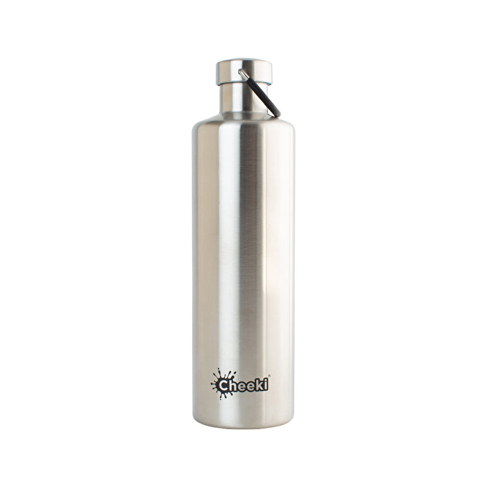 Cheeki Single Wall Bottle Active Silver 1000ml