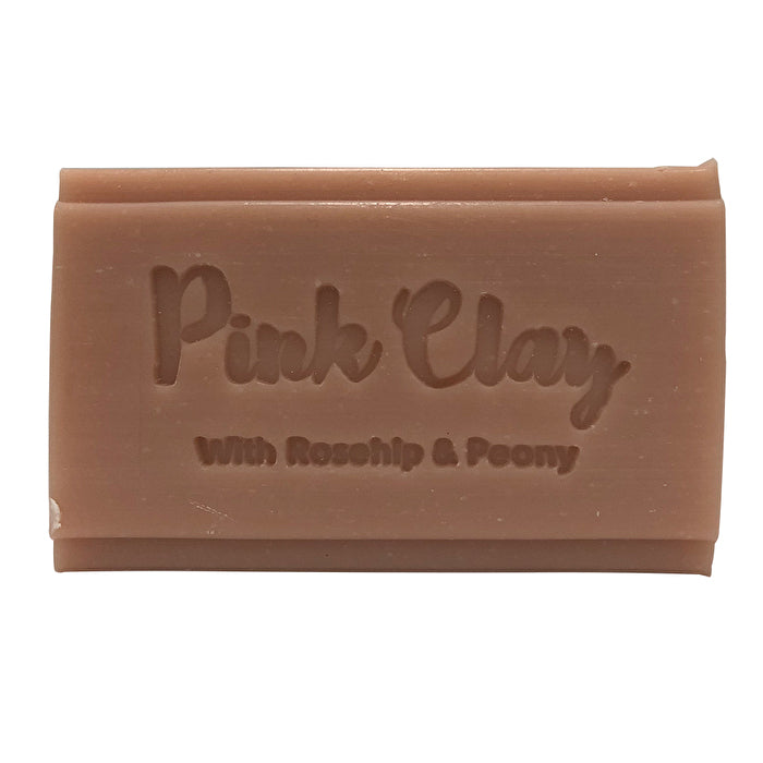 Clover Fields Natures Gifts Pink Clay with Rosehip & Peony Coconut-Base Soap 150g