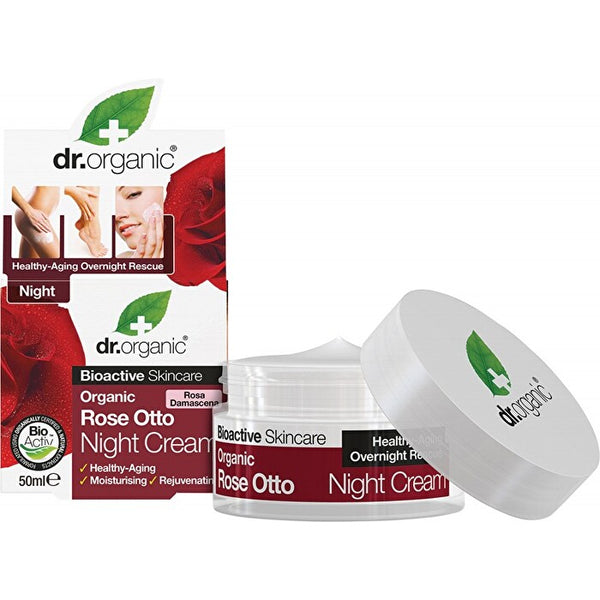 Dr Organic Night Cream Organic Rose Otto 50ml