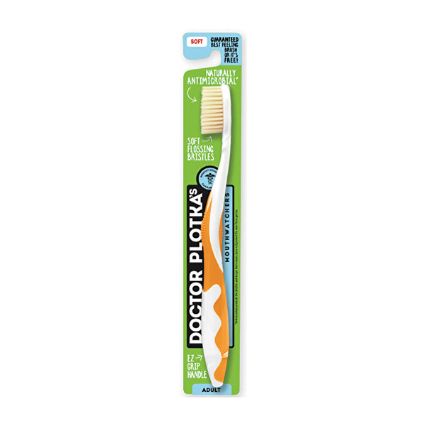 Dr Plotka's Doctor Plotka's Mouthwatchers Toothbrush Adult Soft Orange