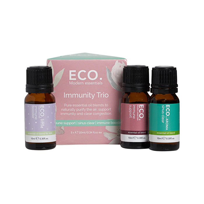 Eco Modern Essentials Aroma Essential Oil Blend Trio Immunity 10ml x 3 Pack