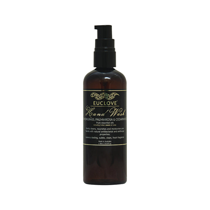 Euclove Hand Wash Lemongrass, Palmarosa & Cedarwood Pump 300ml