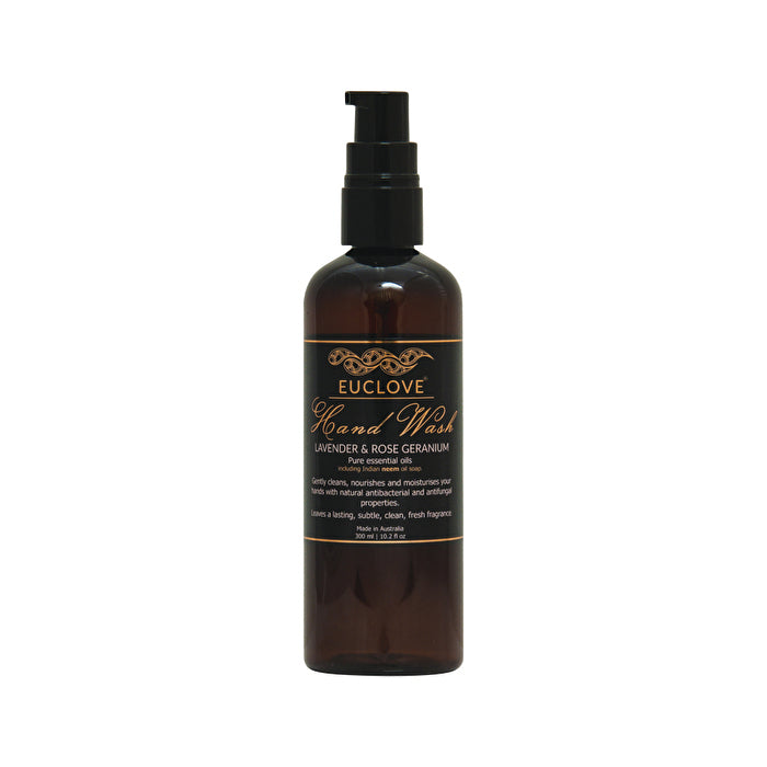 Euclove Hand Wash Lavender & Rose Geranium Pump 300ml