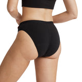 Scarlet Period-Proof Everday Brief Light to Moderate Black S