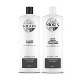 Nioxin System 2 Kit by Nioxin for Unisex - 33.8oz Shampoo, Conditioner