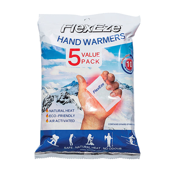 FlexEze Hand Warmers x 5 Value Pack (contains 4 bags of 5 hand warmer pairs)