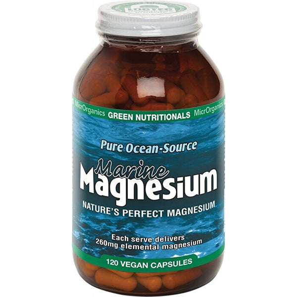 MicrOrganics Green Nutritionals Pure Ocean-Source Marine Magnesium 120vc