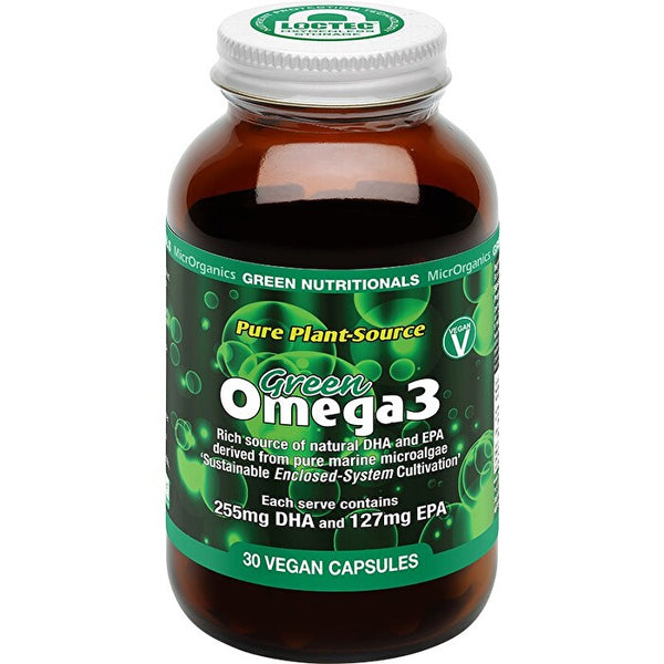 MicrOrganics Green Nutritionals Pure Plant-Source Green Omega3 30vc