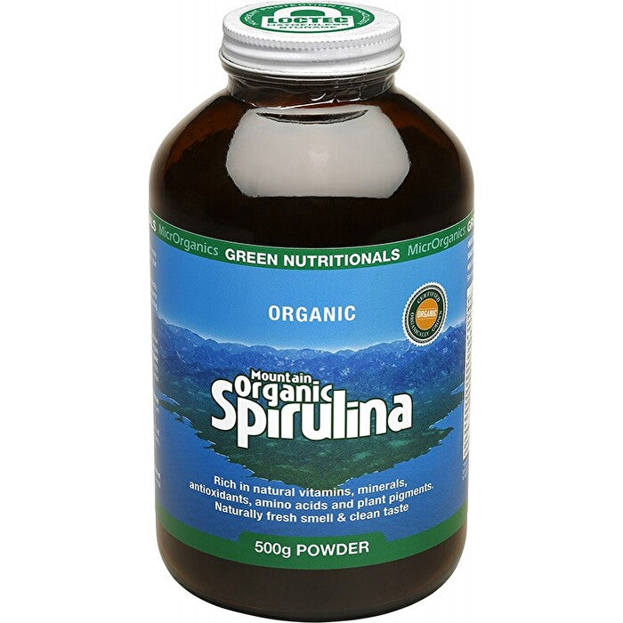 MicrOrganics Green Nutritionals Mountain Organic Spirulina Powder 500g