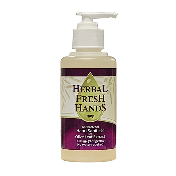 HERBAL EXTRACT COMPANY MISC Herbal Extract Company Herbal Fresh Hands (Antibacterial Hand Sanitiser w Olive Leaf Extract) 190g