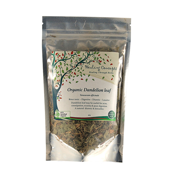 Healing Concepts Teas Healing Concepts Organic Dandelion Leaf Tea 40g