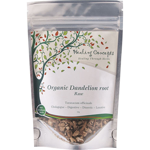 Healing Concepts Teas Healing Concepts Organic Dandelion Root Raw Tea 50g
