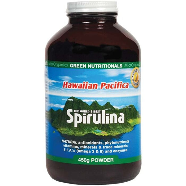 MicrOrganics Green Nutritionals Hawaiian Pacifica Spirulina Powder 450g