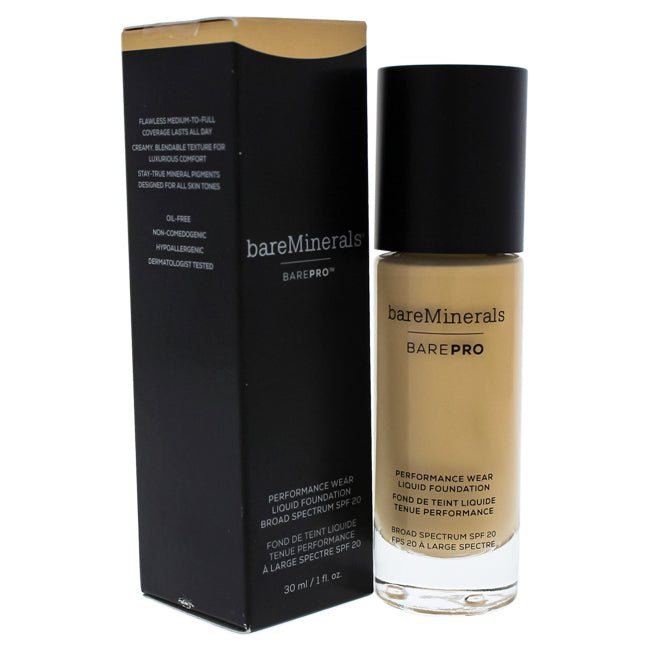 BareMinerals BarePro Performance Wear Liquid Foundation SPF 20 - 8 Golden Ivory by bareMinerals for Women - 1 oz Foundation