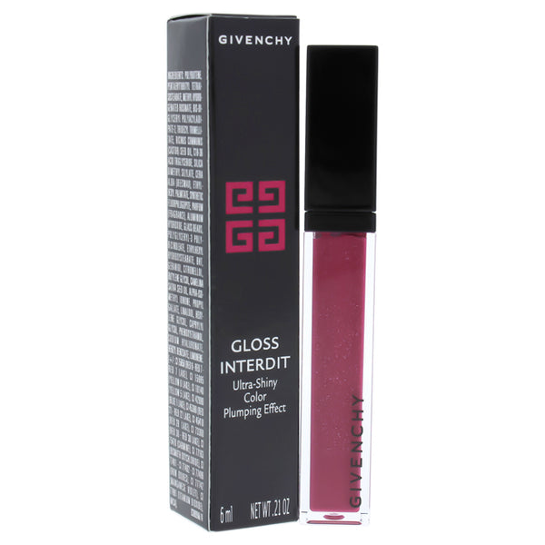 Givenchy Gloss Interdit Ultra Shiny Color Plumping Effect - 10 Idyllic Plum by Givenchy for Women - 0.21 oz Lip Gloss