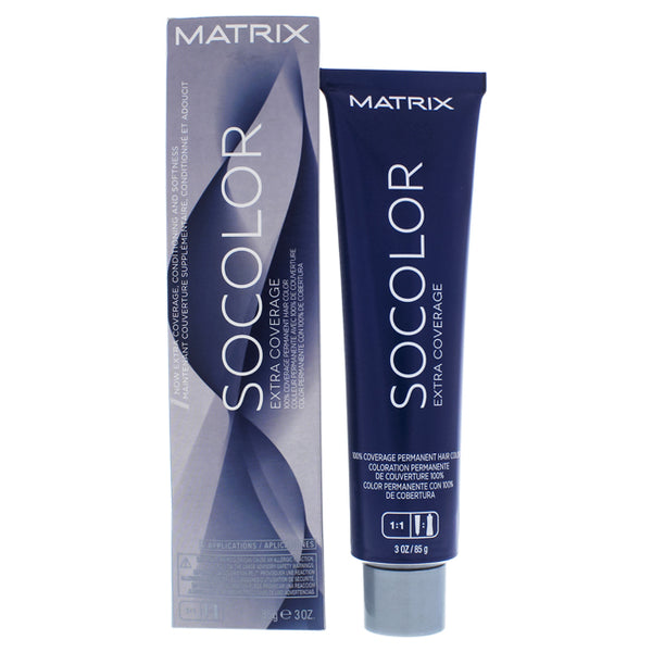 Matrix Socolor Extra Coverage Permanent Haircolor - 505C Medium Brown Copper by Matrix for Unisex - 3 oz Hair Color