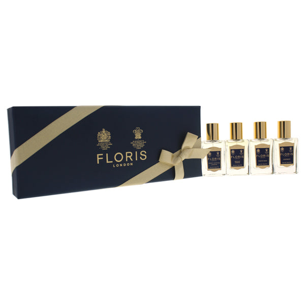 Floris London Floris London Collection by Floris London for Women - 4 Pc Mini Gift Set 4 x 0.5oz Night Scented Jasmine EDT Spray, Soulle Ambar EDT Spray, White Rose EDT Spray, Chypress EDT Spray