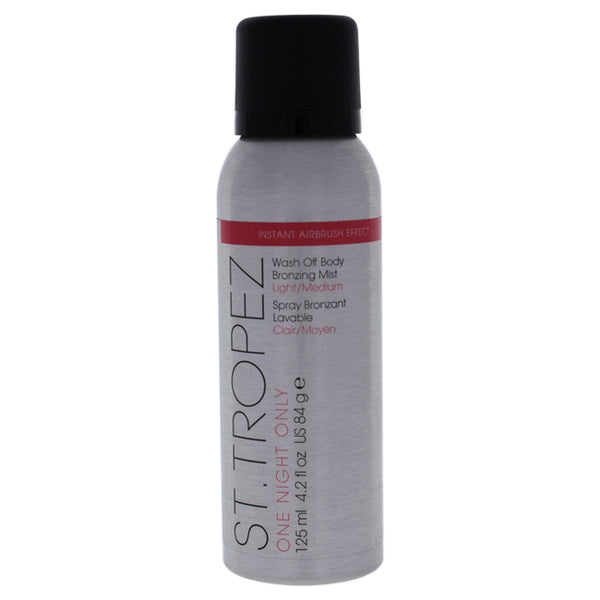 St. Tropez One Night Only Wash Off Body Bronzing Mist - Light Medium by St. Tropez for Unisex - 4.2 oz Mist