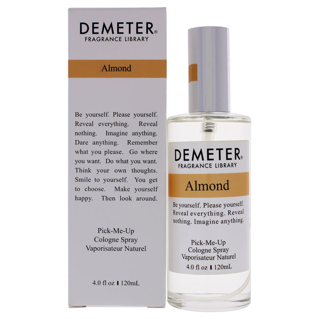Demeter Almond by Demeter for Unisex - 4 oz Cologne Spray