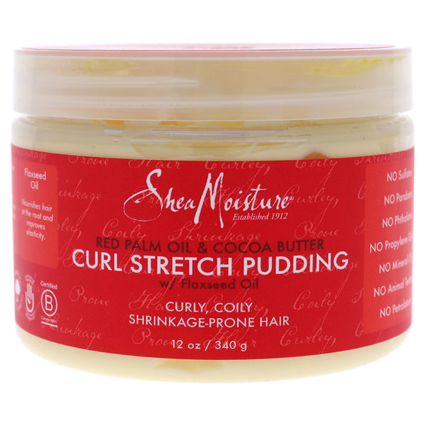 Shea Moisture Red Palm Oil and Cocoa Butter Curl Stretch Pudding by Shea Moisture for Unisex - 12 oz Cream