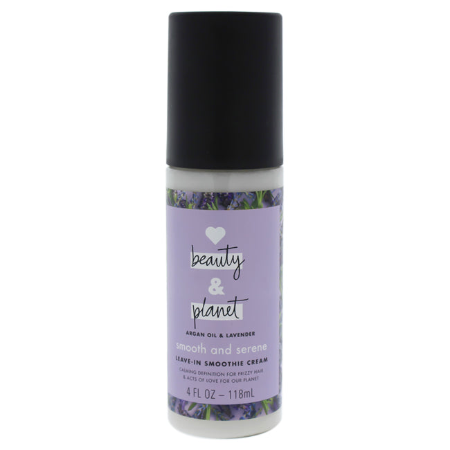 Love Beauty and Planet Argan Oil and Lavender Leave-In Smoothie Cream by Love Beauty and Planet for Unisex - 4 oz Cream