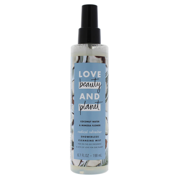 Love Beauty and Planet Coconut Water and Mimosa Flower Showerless Cleansing Mist by Love Beauty and Planet for Unisex - 6.7 oz Body Mist
