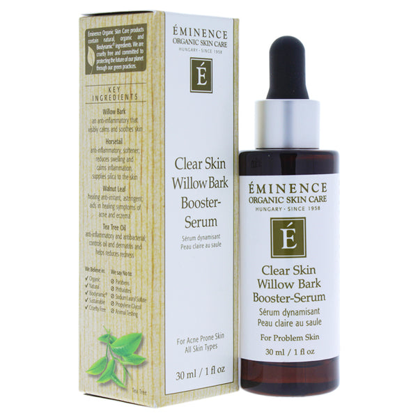 Eminence Clear Skin Willow Bark Booster-Serum by Eminence for Unisex - 1 oz Serum