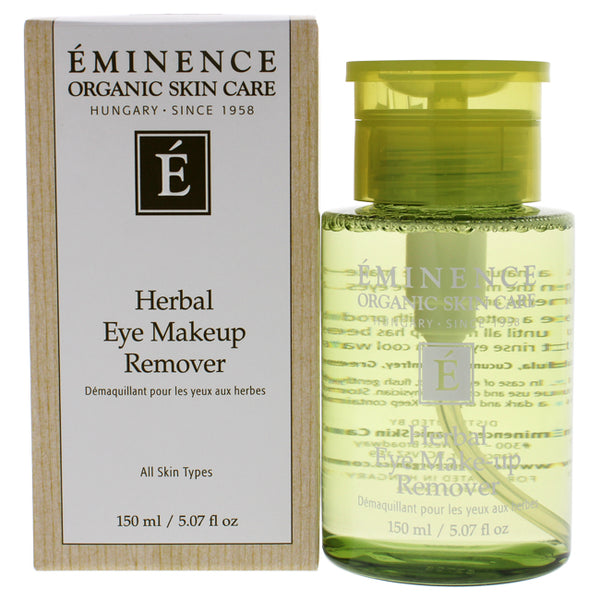 Eminence Herbal Eye Makeup Remover by Eminence for Unisex - 5.07 oz Makeup Remover