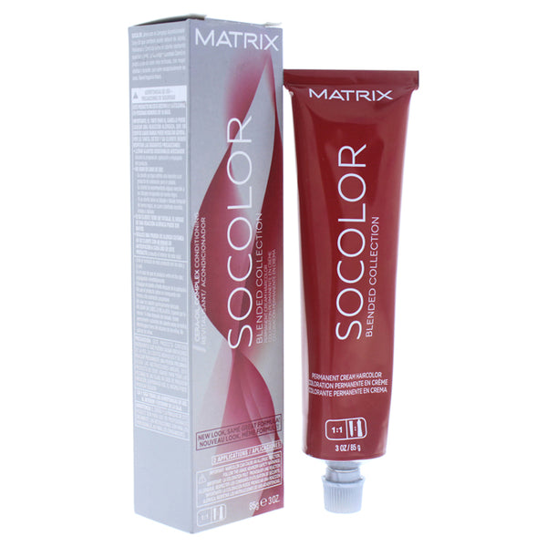 Matrix Socolor Permanent Cream Hair Color - 4MV Dark Brown Mocha Violet by Matrix for Unisex - 3 oz Hair Color