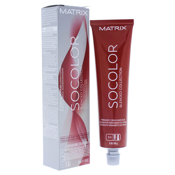 Matrix Socolor Permanent Cream Hair Color - 5MV Medium Brown Mocha Violet by Matrix for Unisex - 3 oz Hair Color