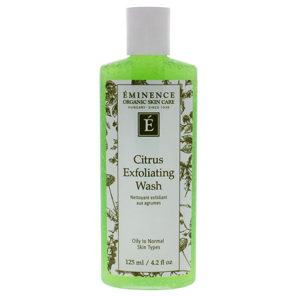 Eminence Citrus Exfoliating Wash by Eminence for Unisex - 4.2 oz Cleanser