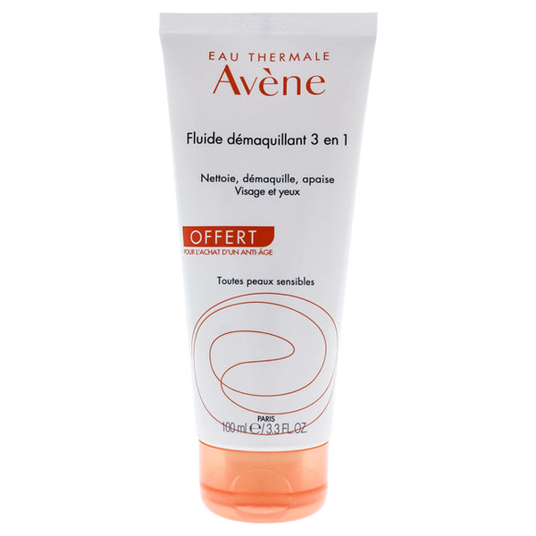 Avene Fluide Demaquillant 3-In-1 by Avene for Women - 3.3 oz Makeup Remover