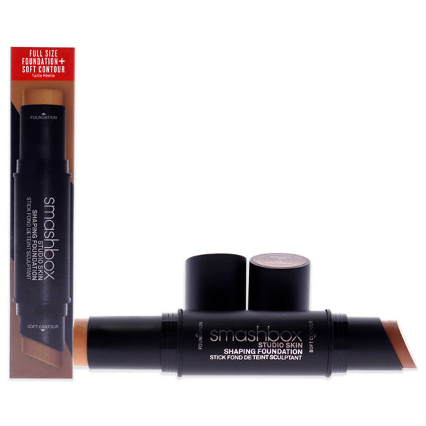 SmashBox Studio Skin Shaping Foundation Stick - 3-0 Warm Beige Plus Soft Contour by SmashBox for Women - 2 Pc 0.26oz Foundation, 0.14oz Soft Contour