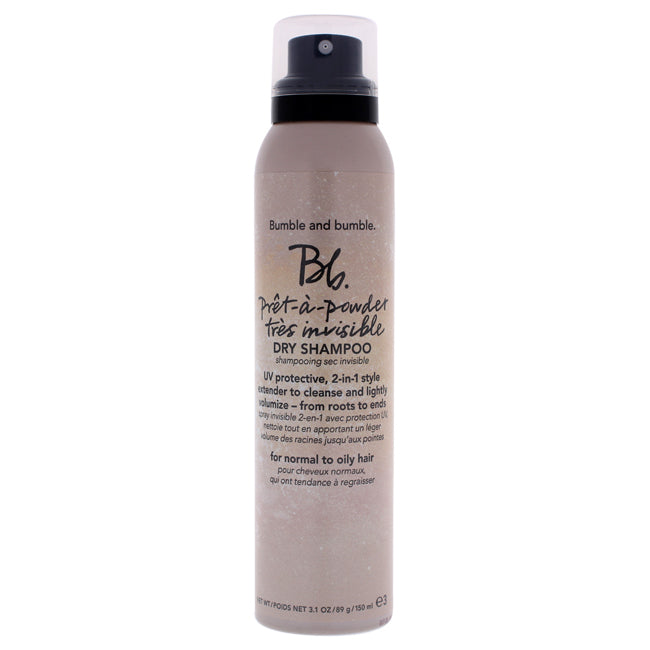 Bumble and Bumble Pret-a-Powder Tres Invisible Dry Shampoo by Bumble and Bumble for Unisex - 3.1 oz Dry Shampoo
